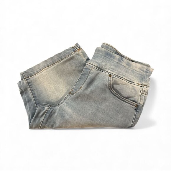 Womens Croft & Barrow Light Wash Denim Bermuda Shorts Size 6 Made In Bangladesh - Picture 6 of 6